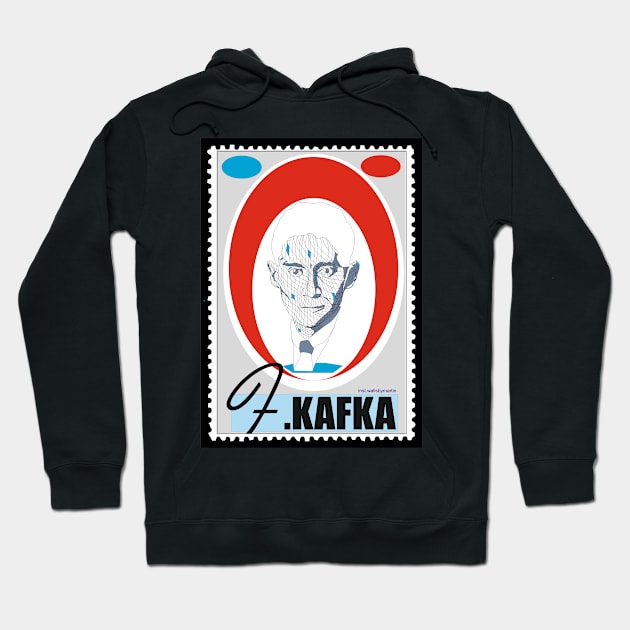 France Kafka Hoodie by WallsByMartin